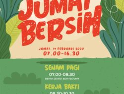 Kementerian Sosial dan Politik BEM FBS UNM Laksanakan Jumat Bersih