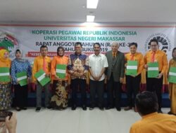 RAT KPRI UNM ke-37, Rektor UNM Meminta KPRI Manfaatkan Layanan Berbasis Online