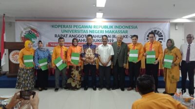 RAT KPRI UNM ke-37, Rektor UNM Meminta KPRI Manfaatkan Layanan Berbasis Online