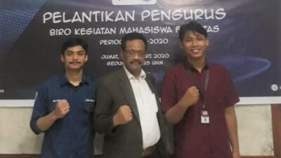 Pengurus Biro Kegiatan Mahasiswa FBS UNM Periode 2019-2020 Resmi Dilantik