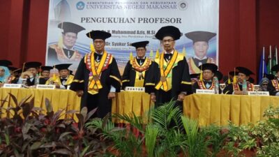 UNM Kukuhkan Dua Profesor