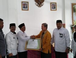 Terima Sertifikat Pengukuran Arah Kiblat, Yayasan Mendapat Apresiasi dari Kemenag