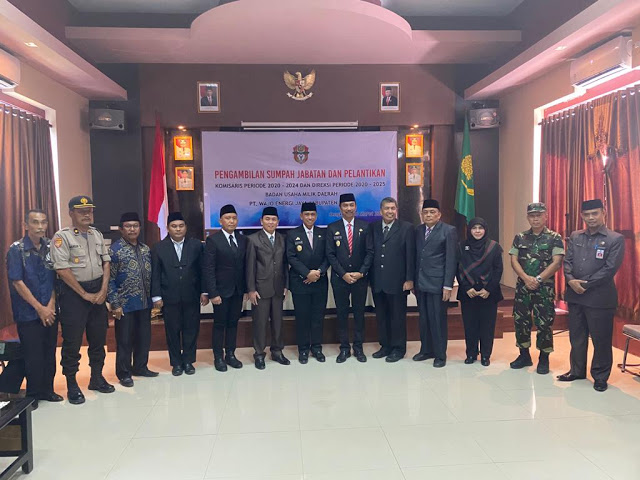 Bupati Wajo Lantik Direksi dan Komisaris BUMD PT. Energi Jaya Periode 2020 - 2025