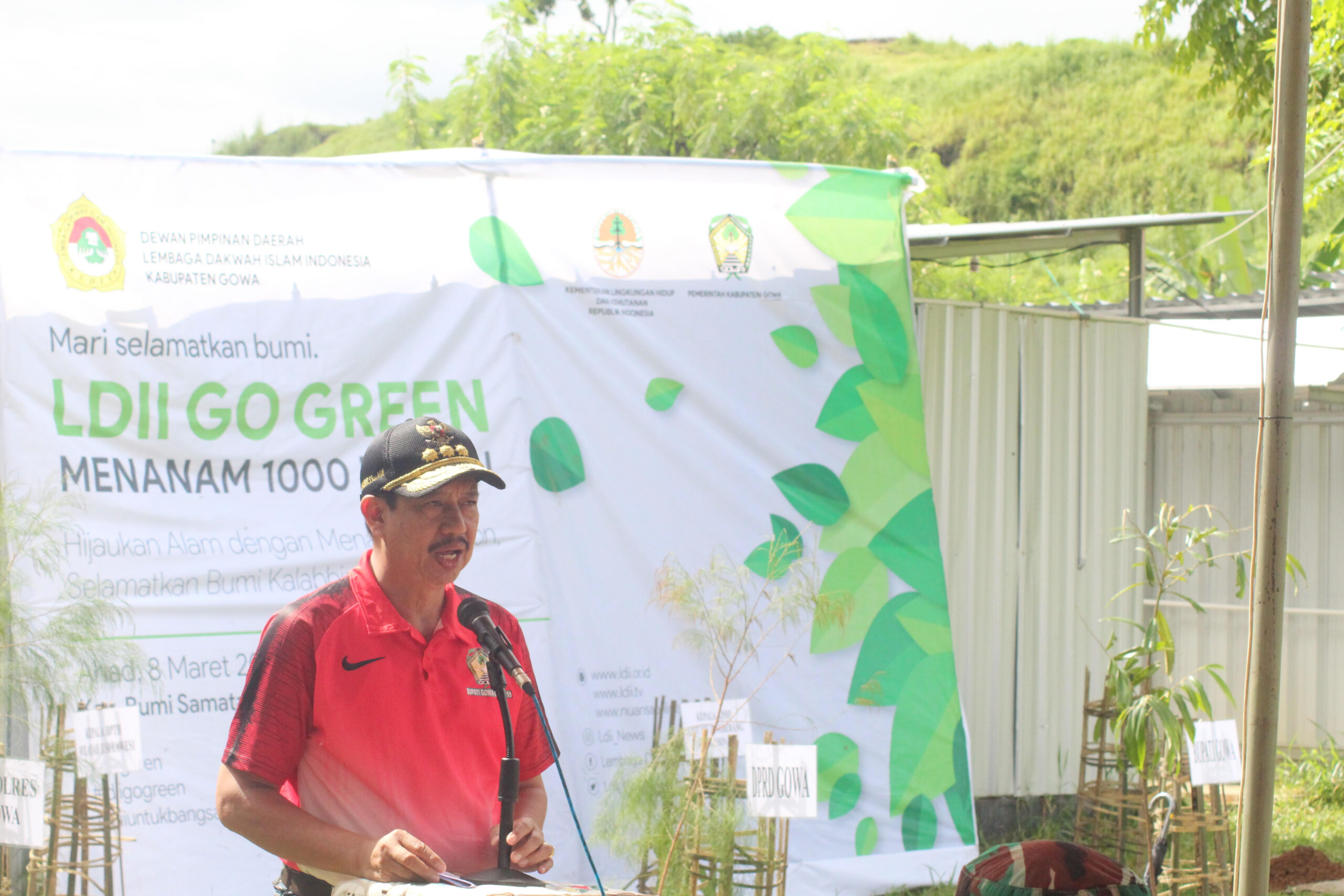 Galakkan Go Green, LDII Tanam 1000 Pohon