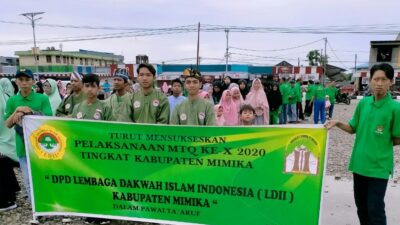 LDII Mimika Ikuti Pawai Taaruf Menyambut MTQ Kabupaten Mimika Ke-X