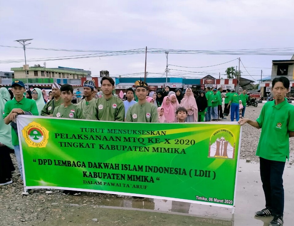 LDII Mimika Ikuti Pawai Taaruf Menyambut MTQ Kabupaten Mimika Ke-X