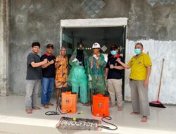 Cegah Penyebaran Virus Corona, LDII Samata Lakukan Penyemprotan Disinfektan di Masjid