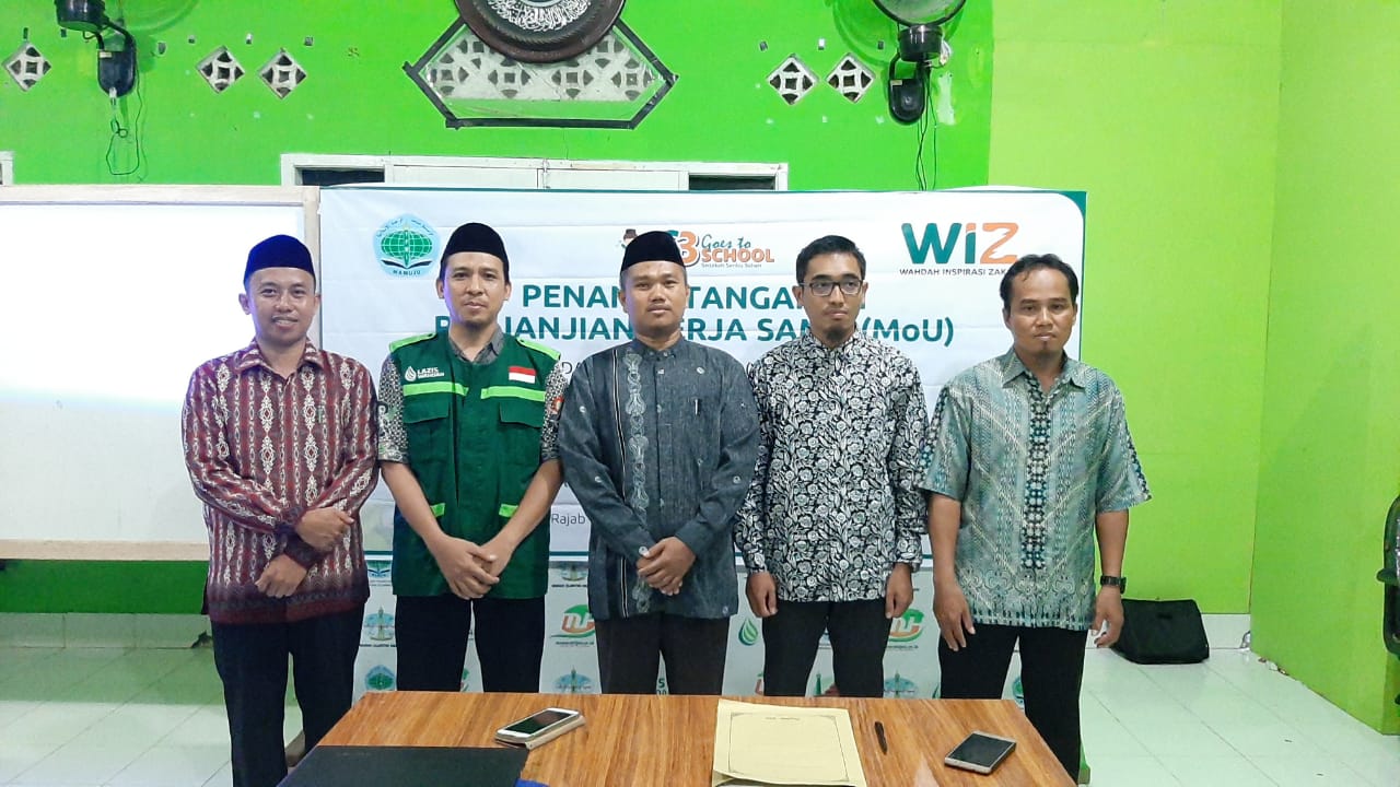 Luncurkan ProgramS3, Yayasan Pesantren Wahdah Islamiyah Mamuju Gandeng WIZ