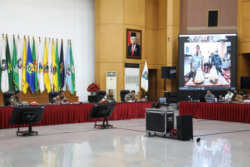 Langkah Cepat Mendagri dalam Penanganan Covid-19 Mendapat Apresiasi Ketua BPK dan Pemda