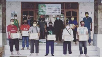 LDII Bali Berikan Bantuan 450 Paket Sembako Bagi Masyarakat Terdampak COVID-19