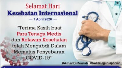 Hari Kesehatan Internasional,Ombudsman: Terima Kasih buat Tenaga Medis dan Relawan Kesehatan