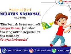 Hari Nelayan Nasional, Ombudsman Sulbar: Kita Perlu Tingkatkan Perhatian Terhadap Nelayan Lokal