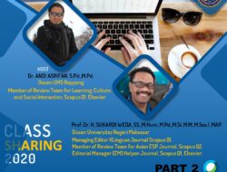 FKIP Universitas Muhammadiyah Sidenreng Rappang Gelar On the Class, Sharing Webiner via Cisco WeBex Meeting bertajuk Articles Writing and Publication Part II