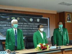 FK UMI Kukuhkan 73 Profesi Dokter dan 9 Pendidikan Dokter Secara Virtual