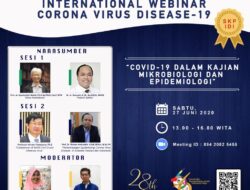 Hadirkan Guru Besar Jepang, Webinar FK UMI Ulas Covid-19 Dalam Kajian Mikrobiologi dan Epidemologi