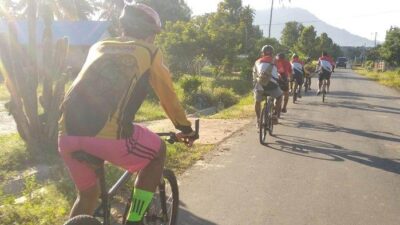 Selain Aktif Mengaji, Warga LDII Tanahlaut Jaga Kesehatan dengan Gowes Bareng