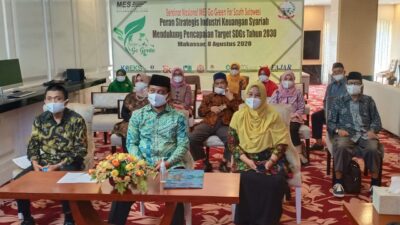 Dorong Penguatan Keuangan Syariah, MES Sulsel Gelar Seminar Nasional Virtual
