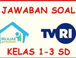 Soal dan Jawaban TVRI Kelas 1-3 SD 25 Agustus 2020, Materi Angka dan Bilangan