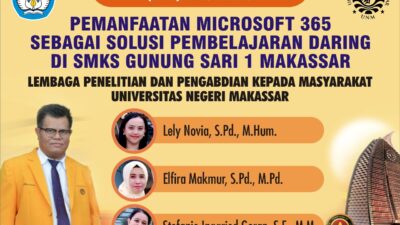 PKM Pemanfaatan Microsoft 365 sebagai Solusi Pembelajaran Daring di SMKS Gunung Sari 1 Makassar