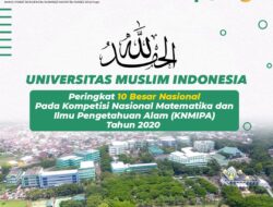 Dua Mahasiswa UMI Masuk 10 Besar Lomba Kompetisi Nasional MIPA