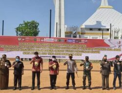 Senkom Gowa Ikuti Deklarasi Kepatuhan Protokol Kesehatan Tahapan Pilkada 2020 dan Bagikan Sejuta Masker