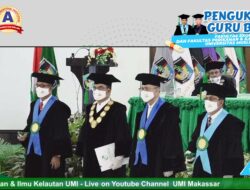 UMI Kukuhkan Guru Besar Akuntasi dan Guru Besar Kelautan-Perikanan