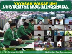 UMI Laksanakan Doa dan Zikir Jelang Wisuda Periode II Tahun 2020
