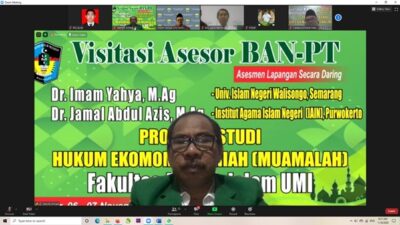 Prodi Hukum Ekonomi Syariah FAI UMI Laksanakan AL Daring