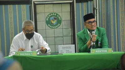 Rapat Persiapan Second International Conference, Rektor UMI: Maksimalkan Kolaborasi Penelitian