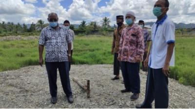 FKUB Nabire Tinjau Lokasi Pembangunan Masjid Al-Manshurin