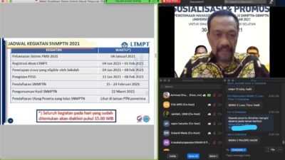 Sosialisasi dan Promosi Penerimaan Mahasiswa Baru Melalui SNMPTN-SMMPTN UNM