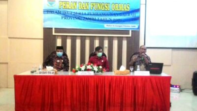 Hadiri Sosialisasi Kesbangpol, Senkom Jambi Siap Berperan Optimal