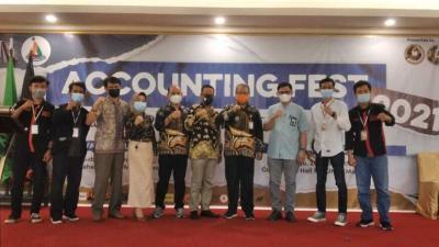 Himpunan Mahasiswa Akuntansi (HIMA AK) Fakultas Ekonomi Universitas Negeri Makassar menggelar Pembukaan Accounting Fest 2021