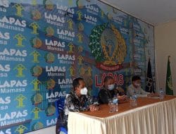 Sidak di Lapas Mamasa, Ombudsman Sulbar: Kedisplinan Modal Perbaikan Kualitas Layanan Publik