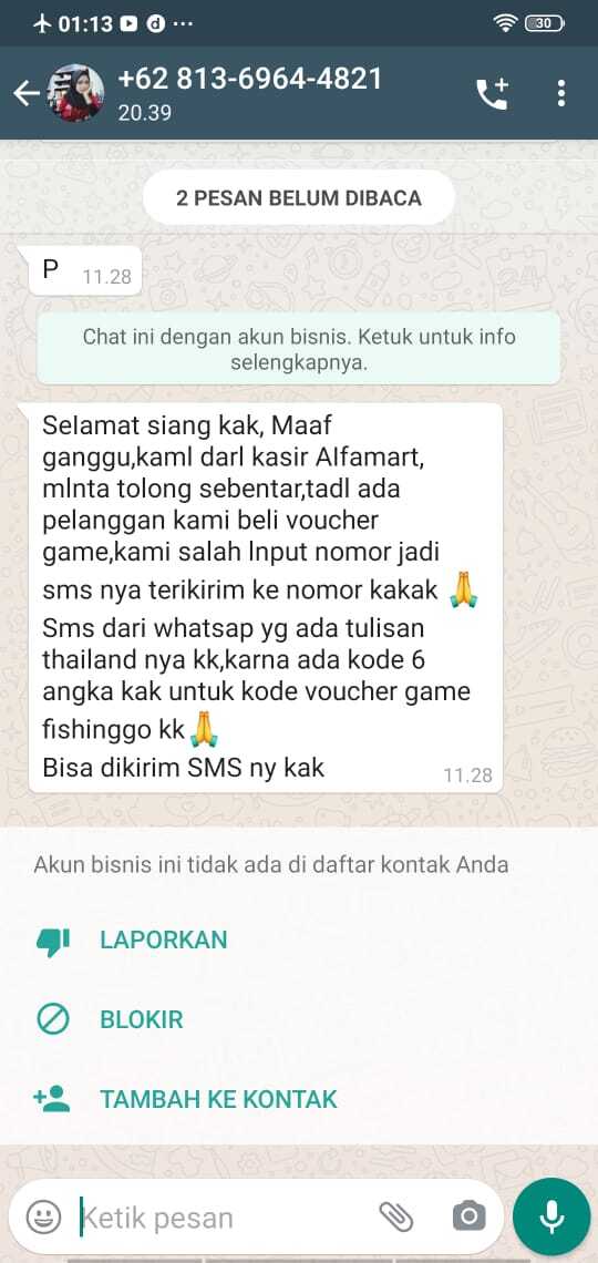 Penipuan WhatsApp