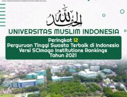 UMI Raih Peringkat 12 PTS Terbaik di Indonesia versi SCImago Institutions Rankings