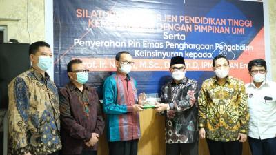 Silaturahmi dengan Pimpinan UMI, Dirjen Dikti: PSPPI di Indonesia Lahir dari UMI