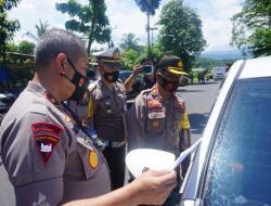 Wakapolda Sulbar Cek Pos Penyekatan Mudik di Perbatasan Polman