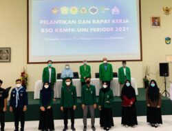 Pelantikan BSO KBMFK UMI Periode 2021, Dekan FK UMI: Selamat Berkarya