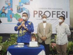 Wakil Rektor I dan III Hadiri Ultah ke-45 LPM Profesi UNM