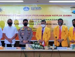 UNM dan Polda Sulawesi Selatan Laksanakan Penandatanganan Perjanjian Kerja Sama