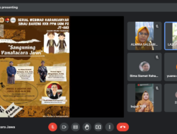 Gandeng Generasi Milenial, KKN-PPM UGM Karanganyar Gelar Pranatacara Jawi