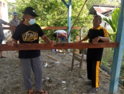 Senkom Mitra Polri Nabire Kerja Bakti Bersama Kepala Kelurahan Bumiwonorejo