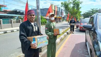Bersama PSHT, Persinas ASAD Galang Dana Korban Kebakaran Komplek Borobudur Manokwari