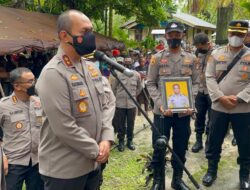 Kapolda Jambi Sampaikan Bela Sungkawa Kepada Keluarga Almarhum di Biak Papua