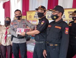 Ketua Senkom Jambi Andi Susanta Kunjungi 4 Pos Ops. Lilin 2021 Polda Jambi