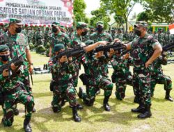 Asops Kasad Didampingi Irdam II/Swj Cek Kesiapan Satgas Satuan Organik Papua Yonif Raider 142/KJ