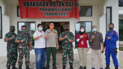 Antisipasi Karhutla, Danrem 042/Gapu Kolaborasi dengan BPBD Provinsi Jambi