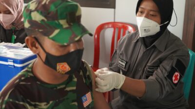 Korem 042/Gapu Gelar Vaksinasi Booster di RS Dr Bratanata Jambi