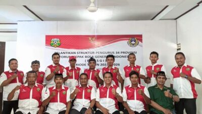 Dilantik Serentak 34 Provinsi, Ilham Rusdi Resmi Pimpin FORSGI Papua Barat